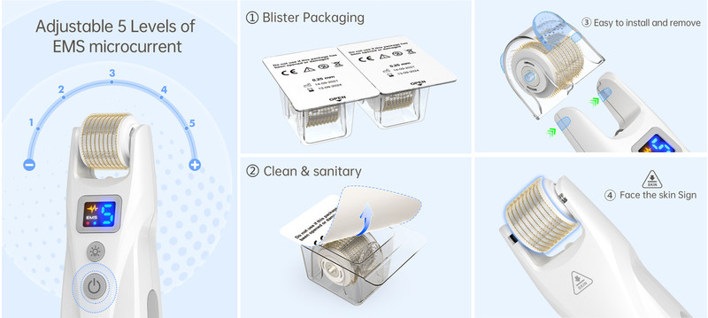 Bio Roller G5 by Dr. Pen EMS LED Micro Current Roller - Dr. Pen Store - Dr. Pen Buy Genuine Dr Pen Products with Trust